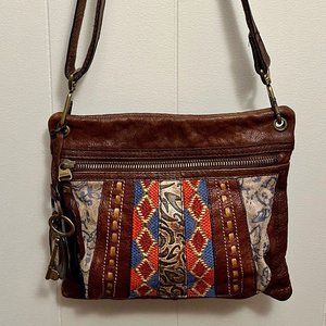 Fossil Long Live Vintage 1954 Collection Cross Body Bag in Excellent Condition
